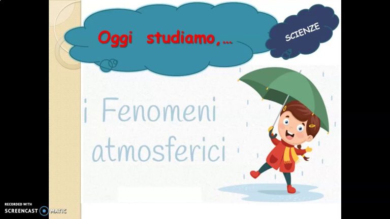 Come Spiegare I Fenomeni Atmosferici Ai Bambini Aggiornato Novembre