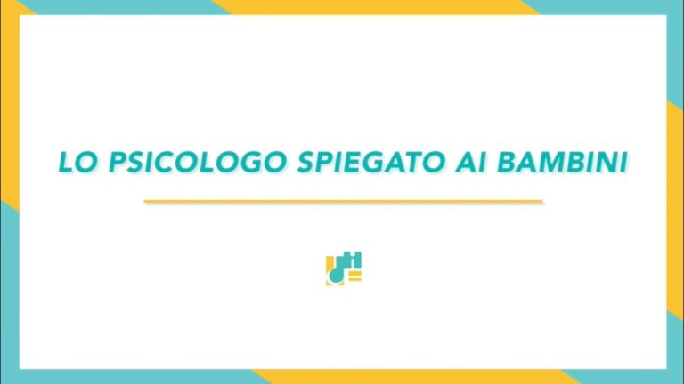 Psicologia Spiegata Ai Bambini Aggiornato Novembre 2024